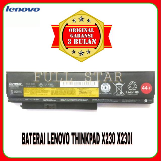 Baterai Battery Laptop Lenovo ThinkPad X230 X230I X230S ORIGINAL