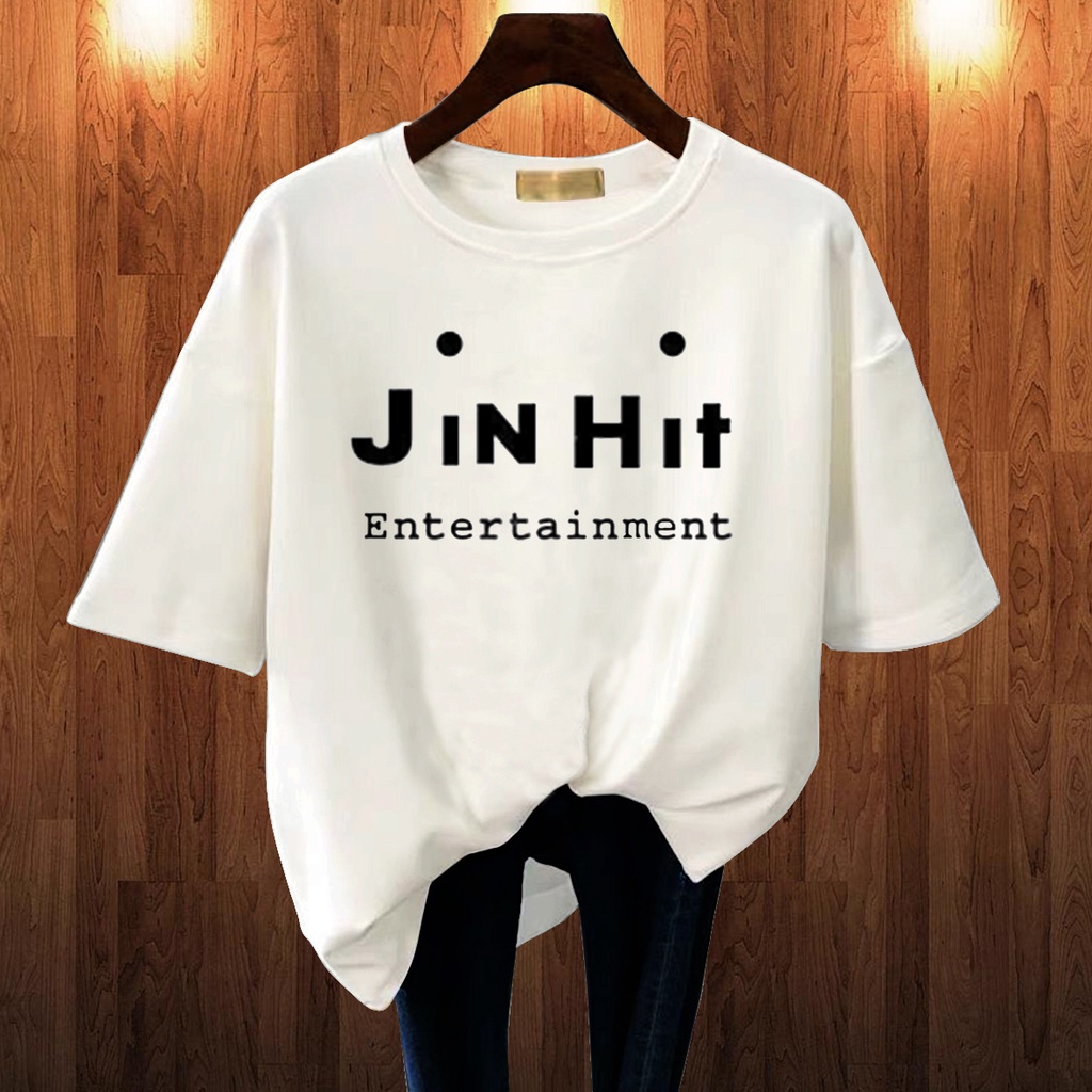 CALVIERO SHOP - BAJU KAOS ATASAN WANITA PRINT LOGO JINHIT