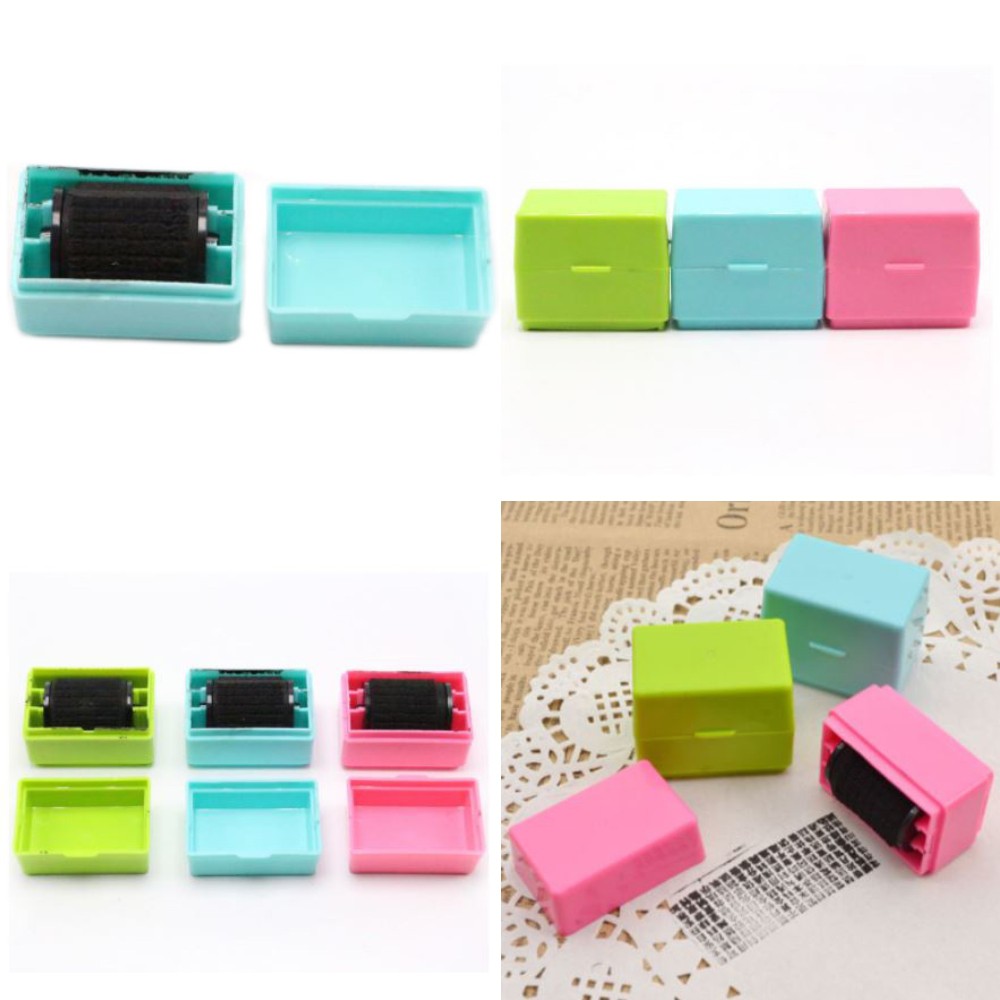 Stempel Roll Motif Huruf Mandarin - Blue