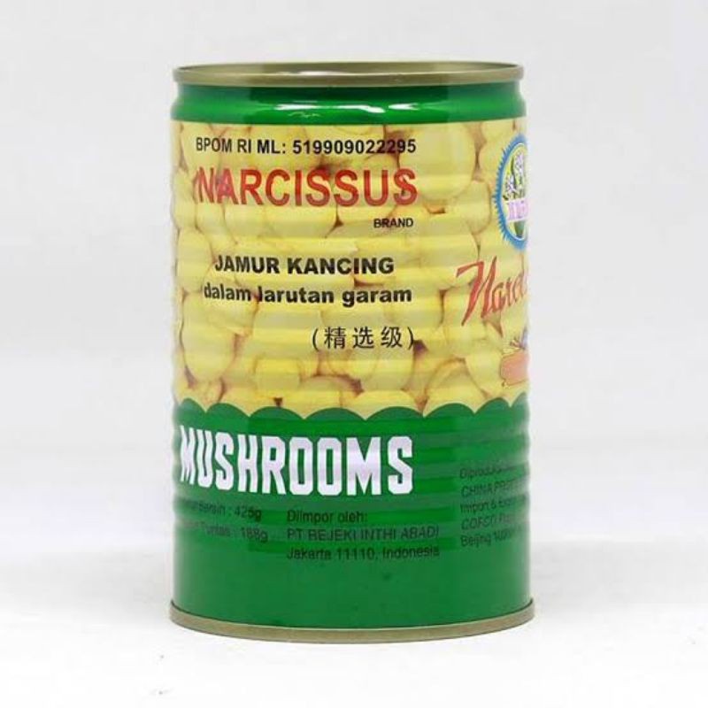 

narcissus whole mushroom 425gr