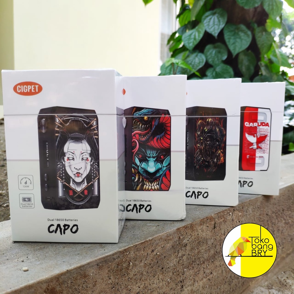 COD Suku cadang mobil suku cadang Authentic Ijoy Cigpet Capo 126W Mod Only - Vape Vaporizer Original 100%