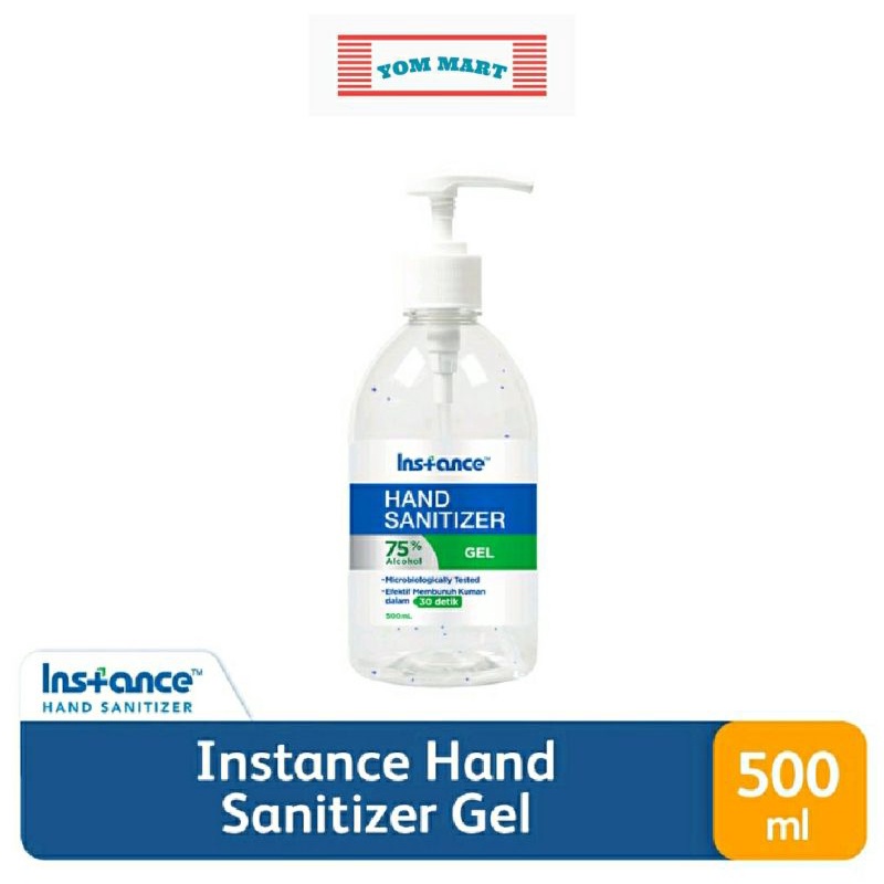INSTANCE HAND SANITIZER GEL 500ML