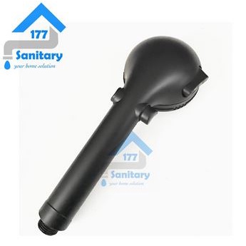 Kepala Shower Turbo 3in1 Hitam - Head Handshower Hand Shower Semprotan Mandi High Pressure Black 150K