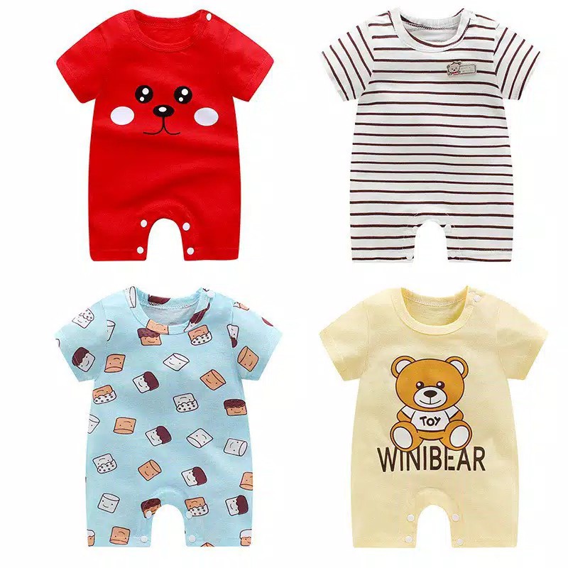 PlazababykuJUMPER IMPORT PENDEK baju bayi imut lucu jumper bayi pendek import