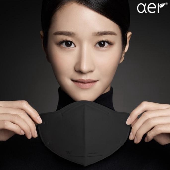 Masker Korea Aer Pro Mask / Aer Sport Fit / Aer Advanced - Grey, L