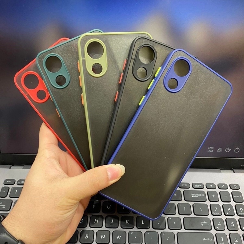 CASE DOVE SAMSUNG A03 CORE CASE FROSTED MATTE SILICONE DOVE PROTECT CAMERA