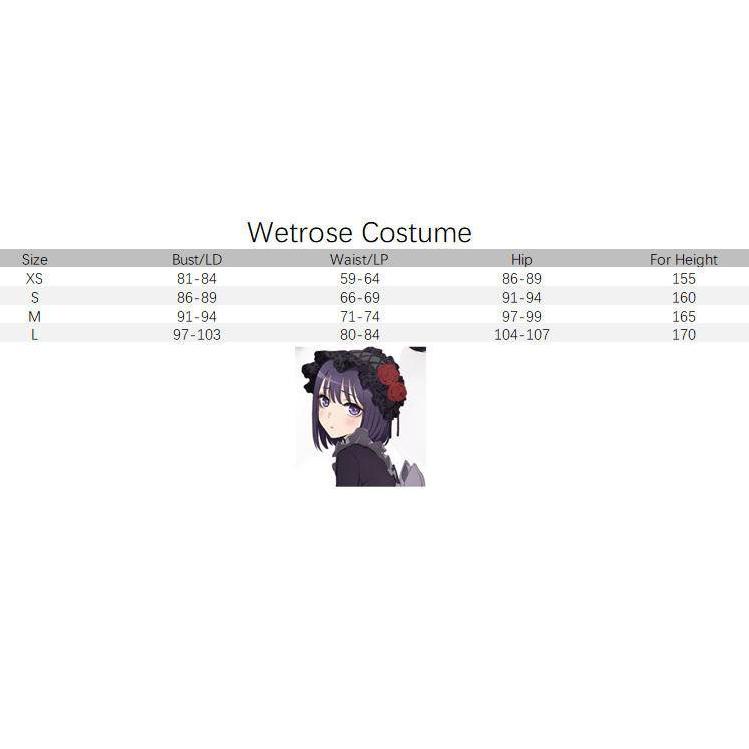 KIRIM HARI INI 【Wetrose】My Dress-Up Darling Kitagawa Marin Kuroe Shizuku Tan Maid Costume Anime Comi