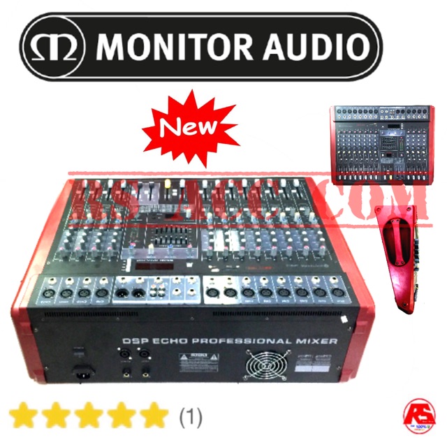 Power Mixer Audio Monitor DPM12 Fitur Lengkap 12 Channel Equaliser Effect Delay Professional