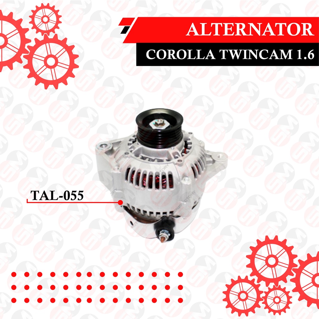 ALTERNATOR/DINAMO AMPER "COROLLA TWINCAM 1.6''