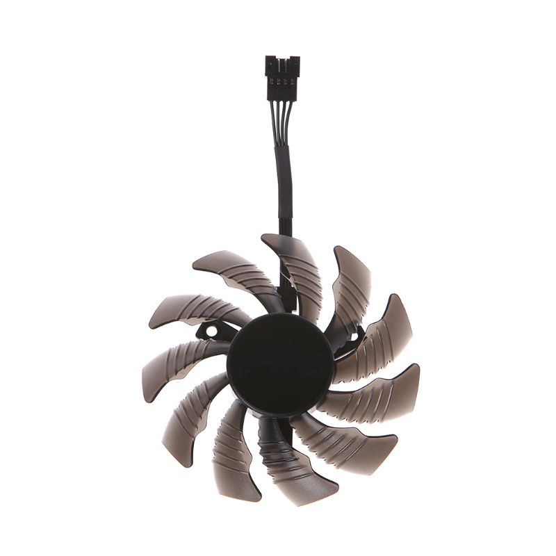 Bt T128010Su VGA Fan Graphics Card Cooling Fan Untuk Kipas Gigabyte GTX1050 1060 1070 1080 N960 N970 Radiator 4Pin 12V 0.35A