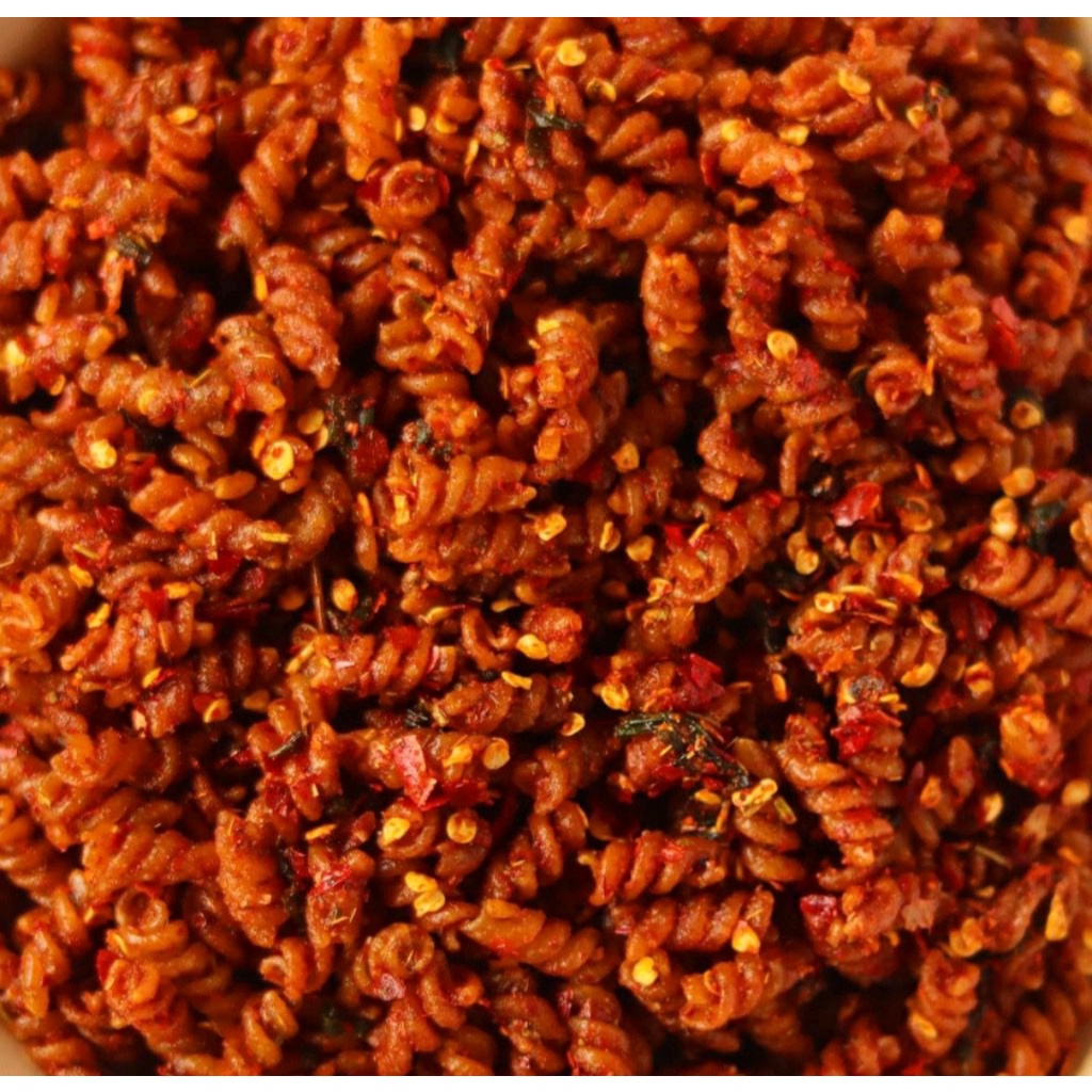 

Makaroni Spiral 250gr/500gr Makaroni Keriting Pedas Daun Jeruk Makaroni Berontak