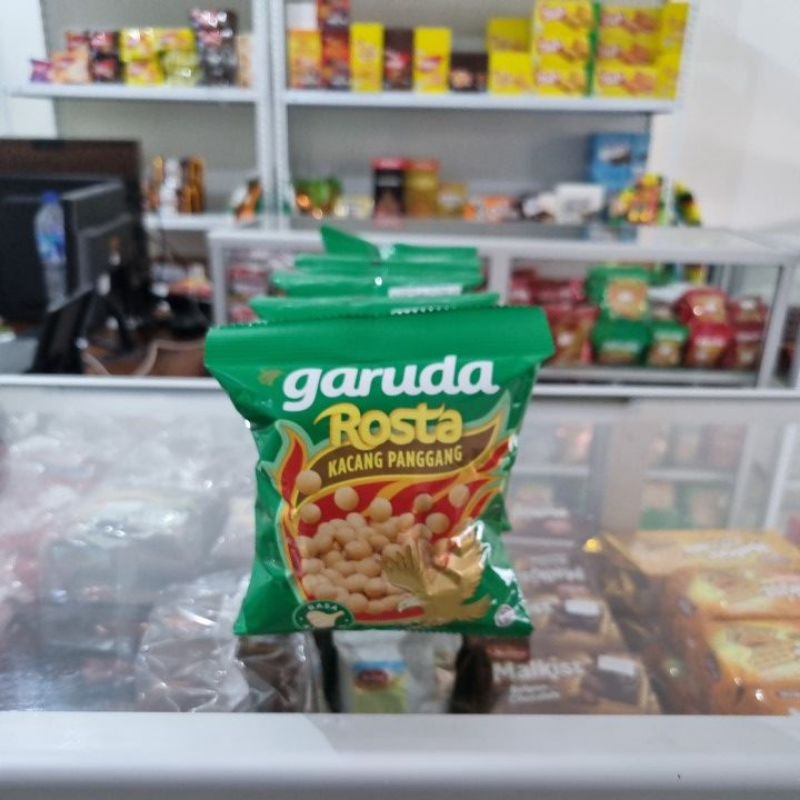 Garuda rosta kacang panggang rasa bawang isi 10 pcs berat @ 24 gram