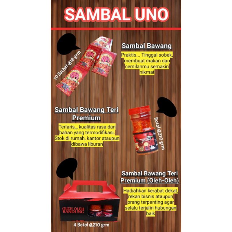 

Sambal Bawang Uno