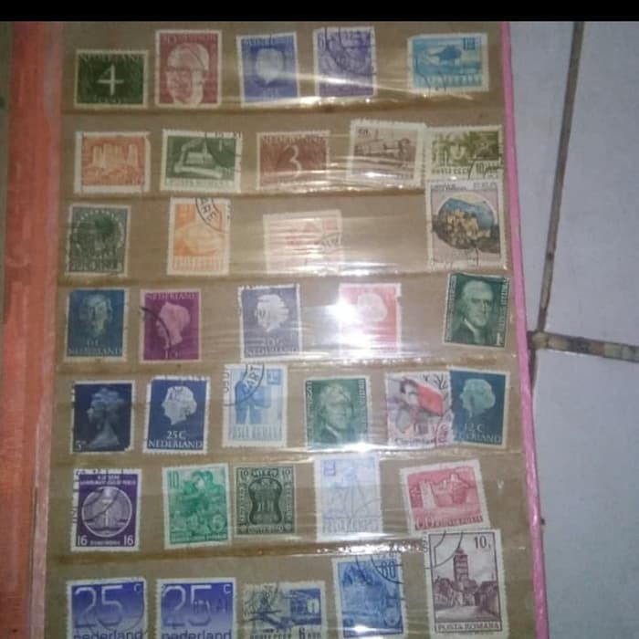 FOR SALE Postage Stamp Album (Album Koleksi 380 Perangko Kuno) from 1800s - 1900s