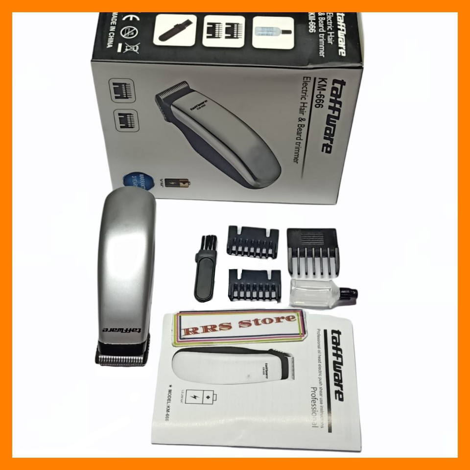 Taffware Alat Cukur Elektrik Hair Trimmer Shaver - KM-666 Taffware Alat Cukur unduk