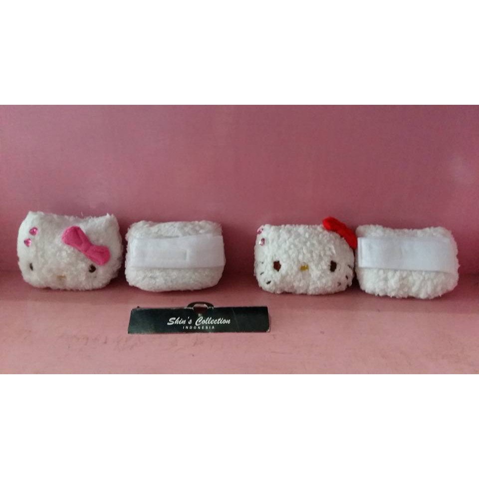 Pengikat gorden putih hello kitty import