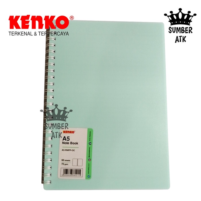 

[RESTOCK] Buku Ring Note Kenko A5 RNPP OC PASTEL Buku Note / Ring Book - 1 PCS - Biru