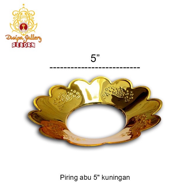 Piring Abu 5&quot; Kuningan