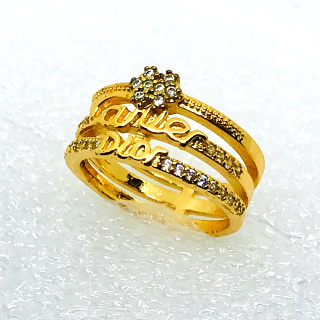 Cincin wanita //cincin lapis emas //cuncin permata //cincin //perhiasan