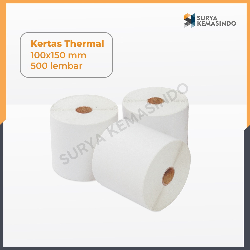 

Resi Thermal 100x150 mm isi 500 lembar A6 kertas/thermal/resi/labelbarcode