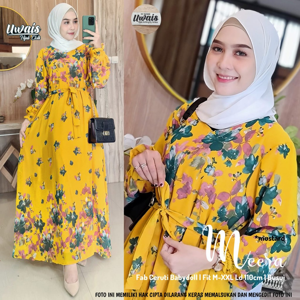 Meera gamis muslim busui friendly by Uwais