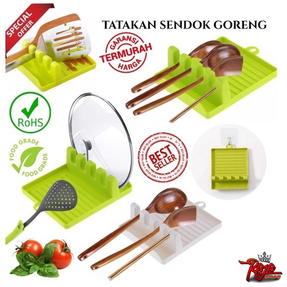 TQ32- Holder Alat Masak Rak Spatula Sendok Sop