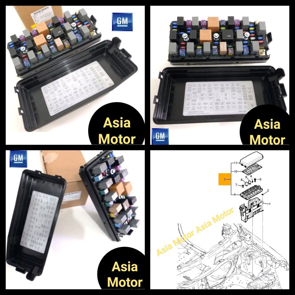 Box Sekring Sikring Chevrolet Captiva C100 Box Fuse Captiva klo1795