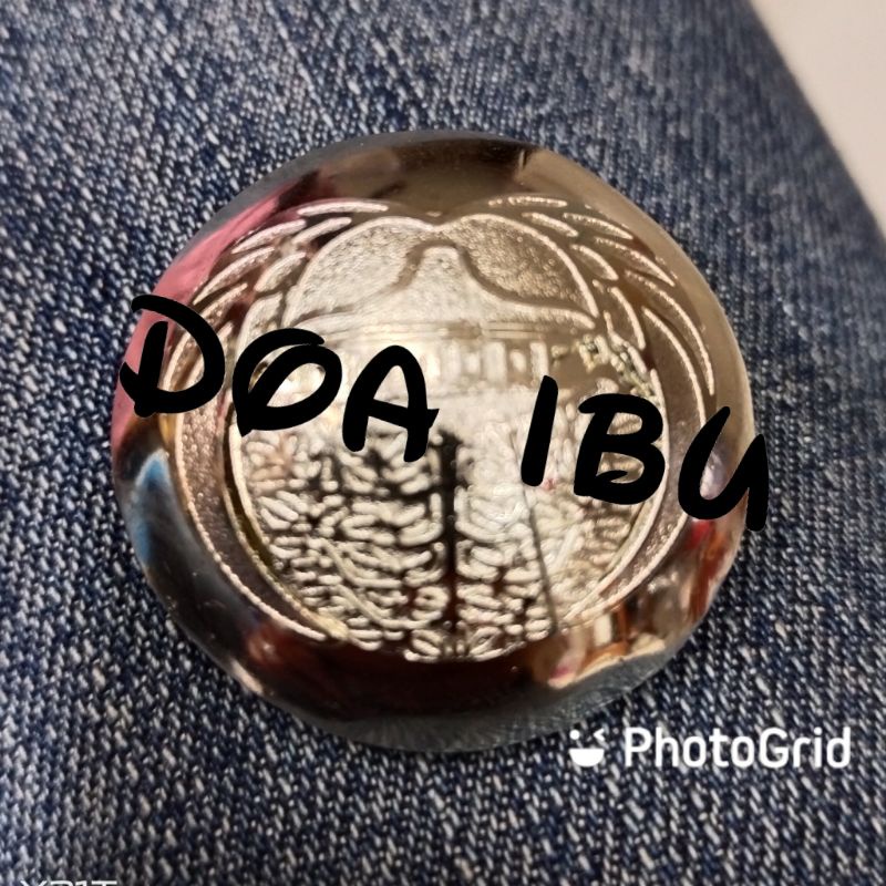 

best seller pin KORPRI silver cembung-magnet ready stock