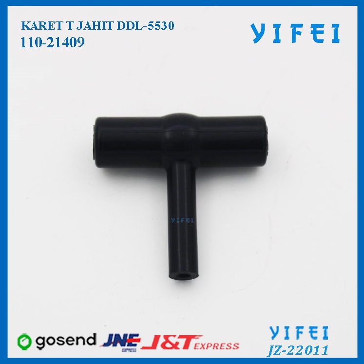 Karet T Sambungan Pipa Oli Mesin Jahit JUKI 110-24109/YIFEI-22011