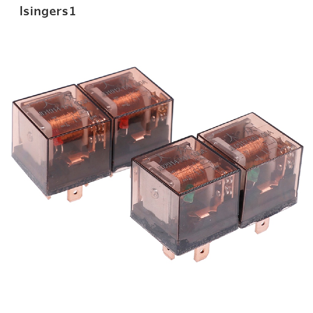 (lsingers1) Relay SPDT 12 / 24V 100A 4 / 5Pin Tahan Air Untuk Mobil