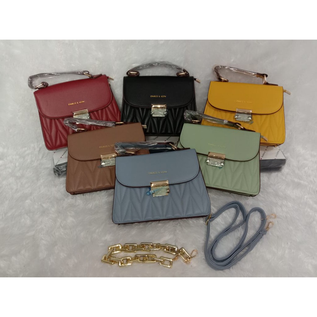 JK 755 U4216 Y8571 1KG MUAT 2PCS TAS WANITA SELEMPANG SLINGBAG IMPORT T391