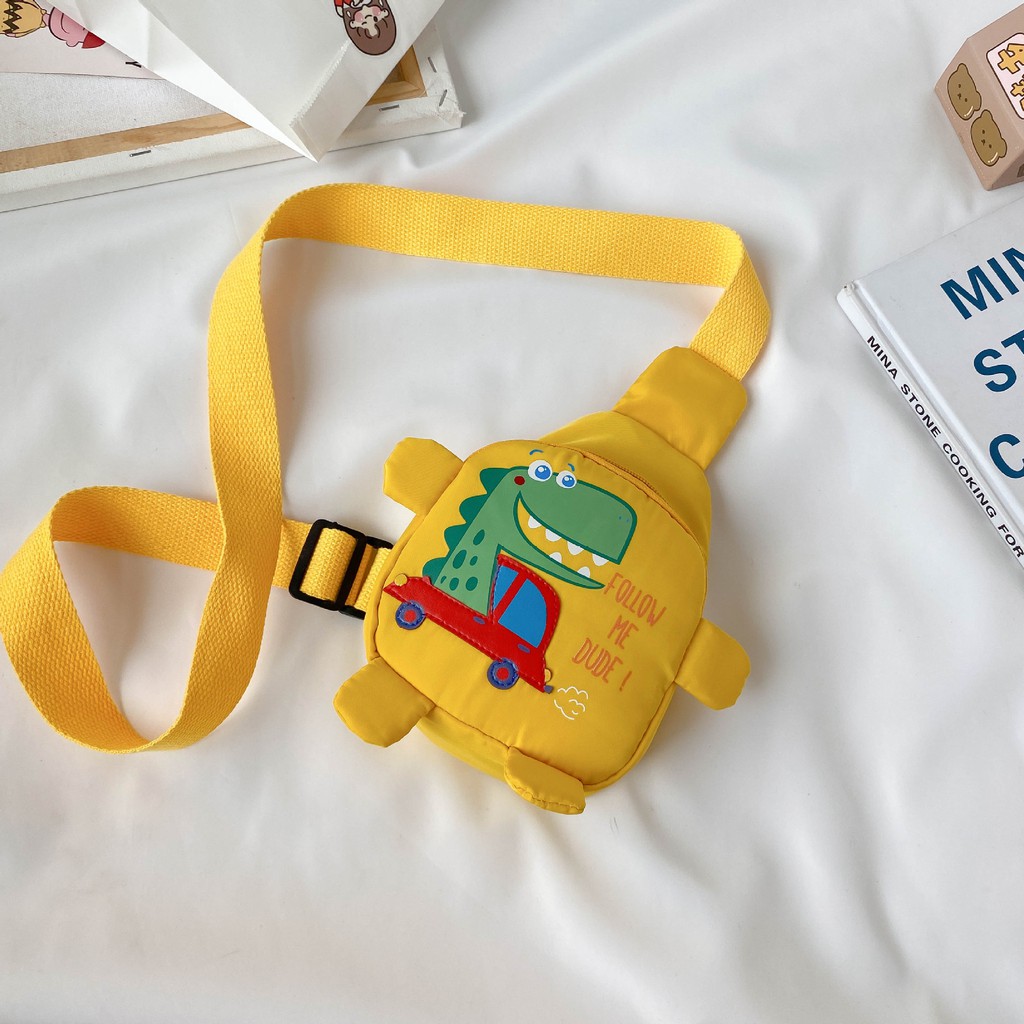 HappyOliver TAS DINO DUDE tas import anak resleting tas slempang anak laki