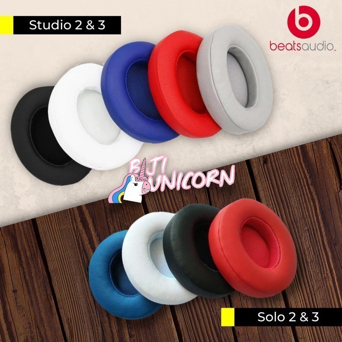 Earcup Earpad Beats Solo Studio 2 &amp; 3 Ear Cushion Pad Pads Foam Bantalan Busa