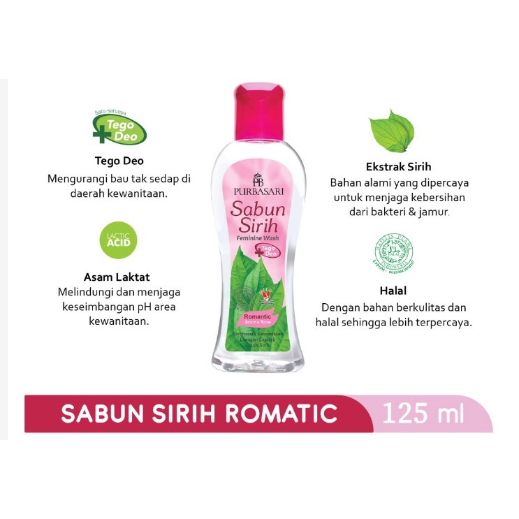 Purbasari Sabun Sirih 125 ml / 60ml