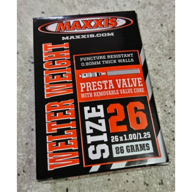 ban dalam maxxis 26×1.10/1.25 presta