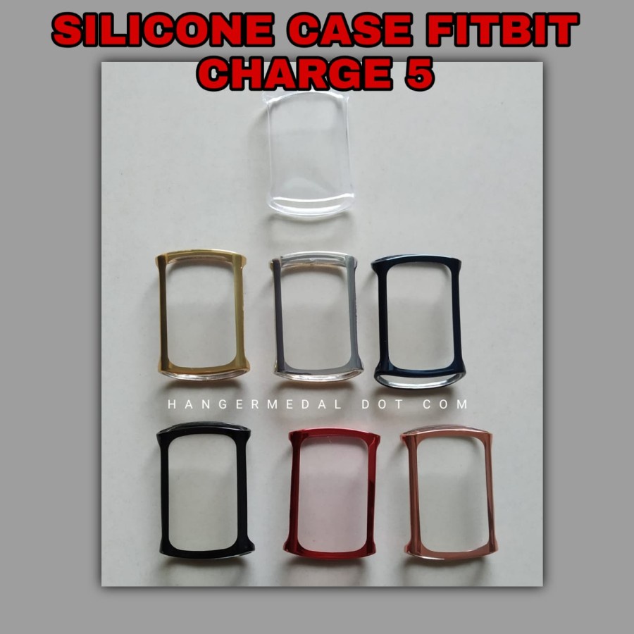 Silicon Case Fitbit Charger 5 bumper pelindung layar fit bit full