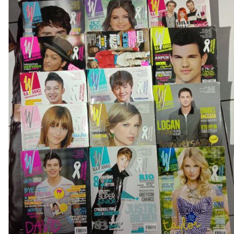 Majalah bekas majalah KAWANKU edisi Tahun 2011 - 2012