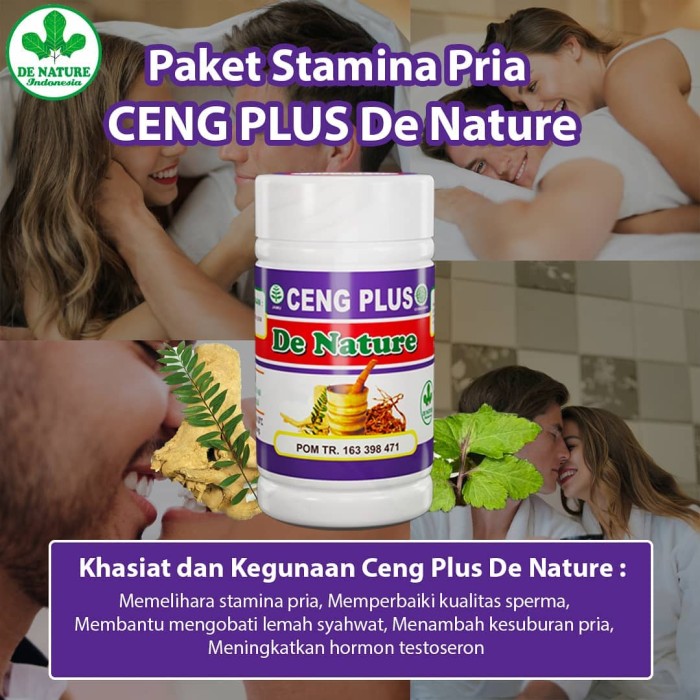 

Ceng Plus De Nature Stamina Pria Alami Herbal Lemah Syahwat