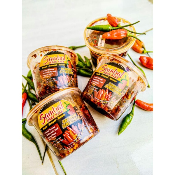 

Sambal Mbak Nyak (Baby Cumi, Daging, Rujak)