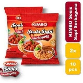 

KIMBO SOSIS SAPI serbaguna 10pcs Twin pack[2 x 300g]