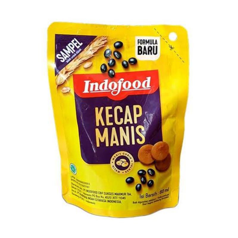 Kecap Manis Indofood 60ml Kemasn Refill