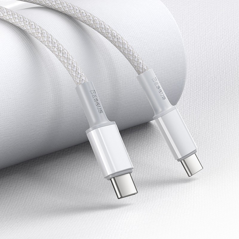 Baseus Original Kabel Data High Density TYPE C TO TYPE C 100W 5A Super Fast Charging Quick Charge Cable PD Ori Tipe C