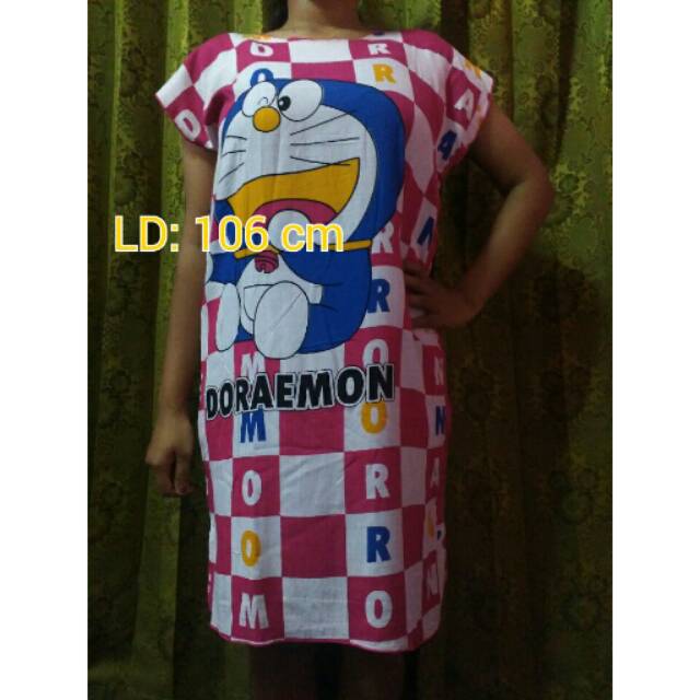 Daster Doraemon Lucu Untuk Baju Tidur dan Baju Hamil