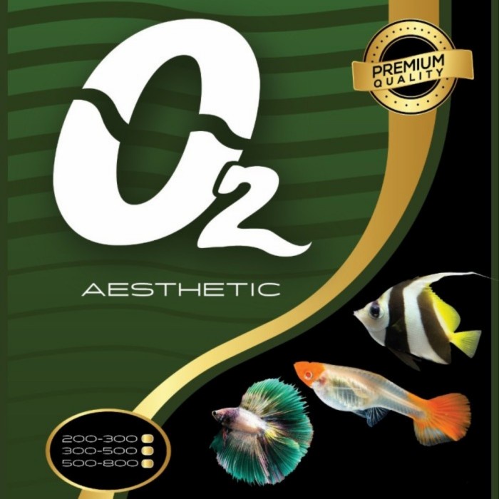 O2 AESTHETIC - Pelet Ikan Hias 20 Gram