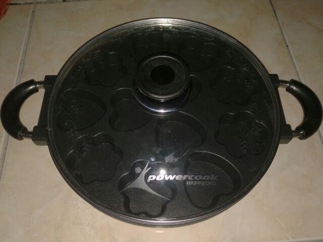 Cetakan Teplon Pembuat Kue Cubit 12 Lubang Variasi Snack Maker Teflon Motif