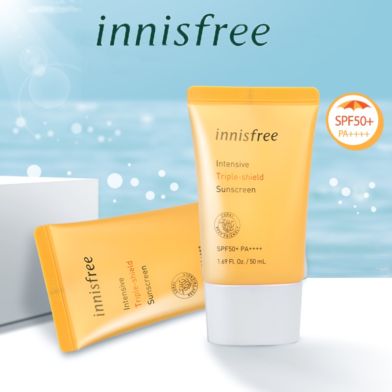 [COD]Innisfree Intensive Triple Shield Sunscreen SPF50+ PA++++ 50ML