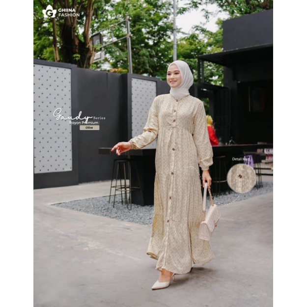 TERBARU..... GAUDY MOM DRESS BY GHINA FASHION