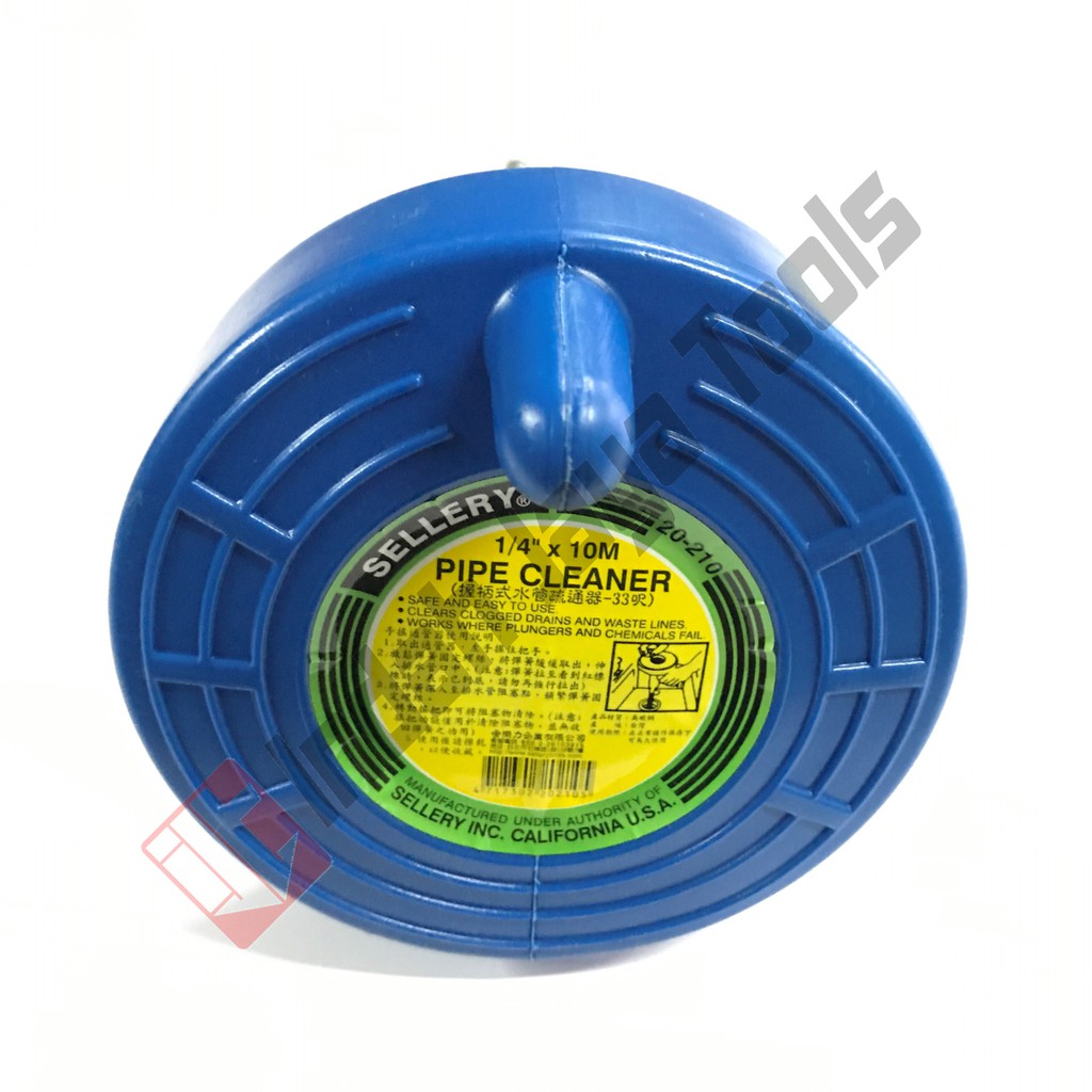 SELLERY Pipe Cleaner 10 Meter - Drain Pembersih Saluran Pipa Mampet