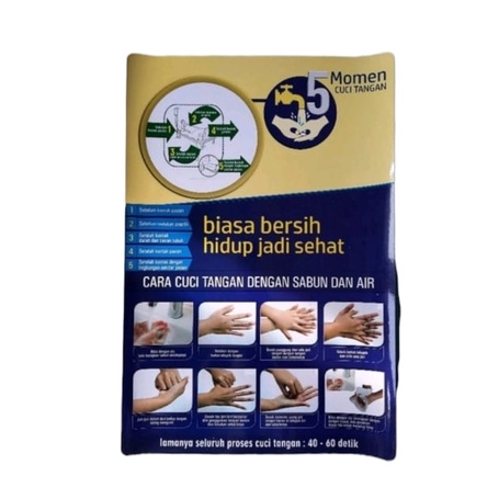 

Poster Kesehatan 5 Momen Cuci Tangan kode 49