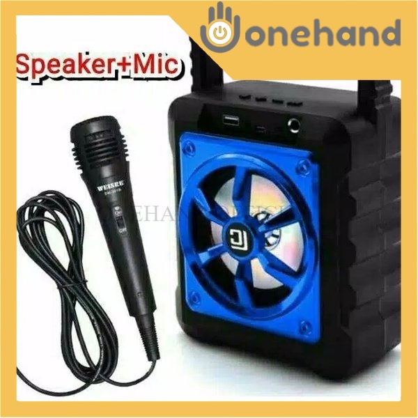 SPEAKER KARAOKE WIRELES/SPEAKER BLUETOOTH KARAOKE BT F-1914 FREE MICROPHONE PLAY USB/BT/AUX/TF CARD-OF